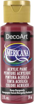 Deco Art Acrylic Paint Americana Deep Burgundy DA-128 2oz.