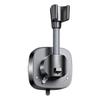 Wall Mounted Shower Head Mount with Suction Cup, Bathroom Replacement Accessory for Handheld Shower Wall Area Use