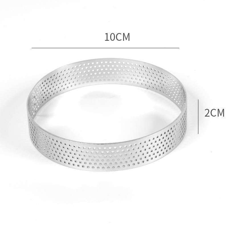 Kulaté formy na koláče z nerezové oceli Formy na koláče na koláče Formy na cukroví Vykrajovátka na pečivo Kruhová forma Forma na koláče Kuchyňský nástroj na pečení