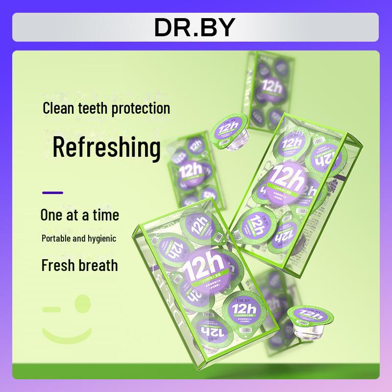 Dr. BY Grape Mouthwash Jelly Pack - Fresh Breath Solution
