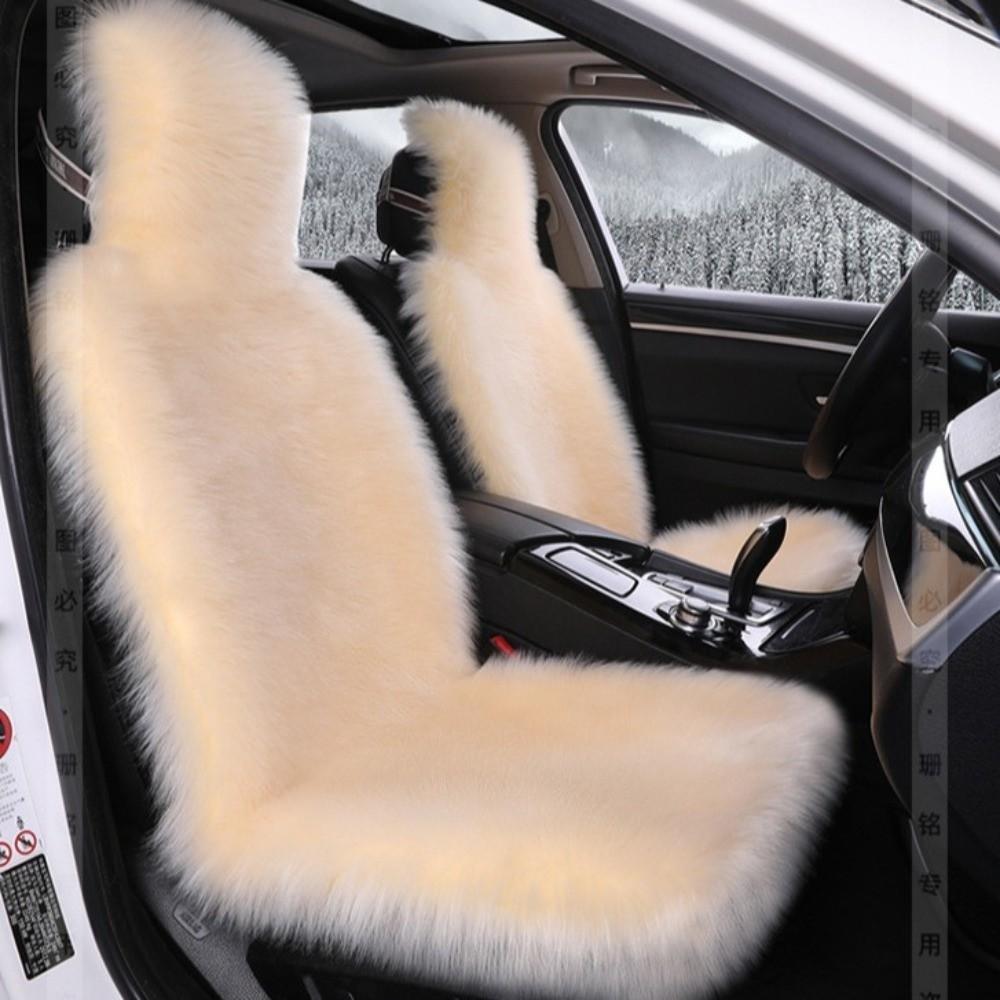 Fluffy Car Seat Cushion Warm Seats Protector New Plush Car Seat Covers Car Front Seat