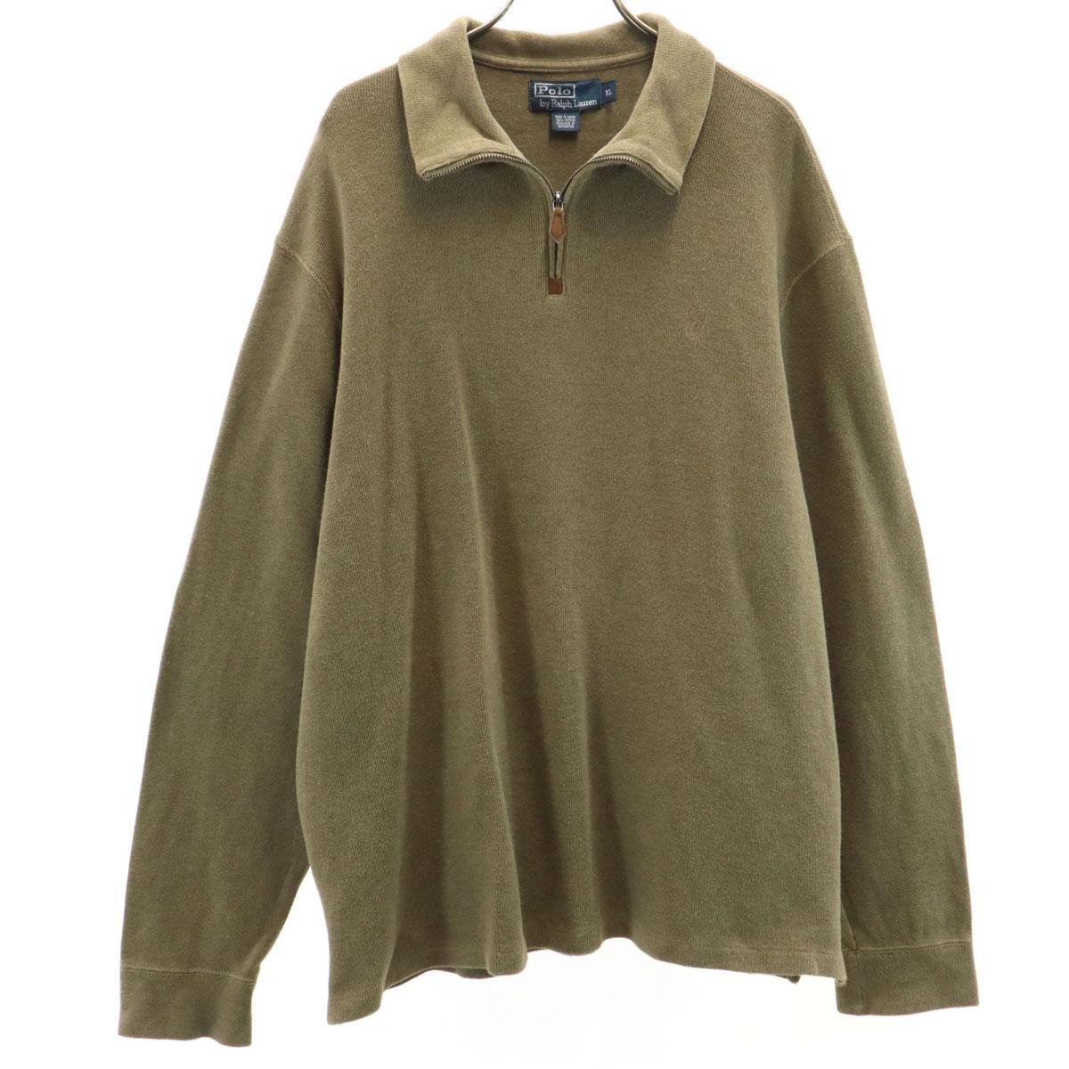 

Polo by Ralph Lauren Long sleeve High neck half zip Wear XL pullover Men s Used