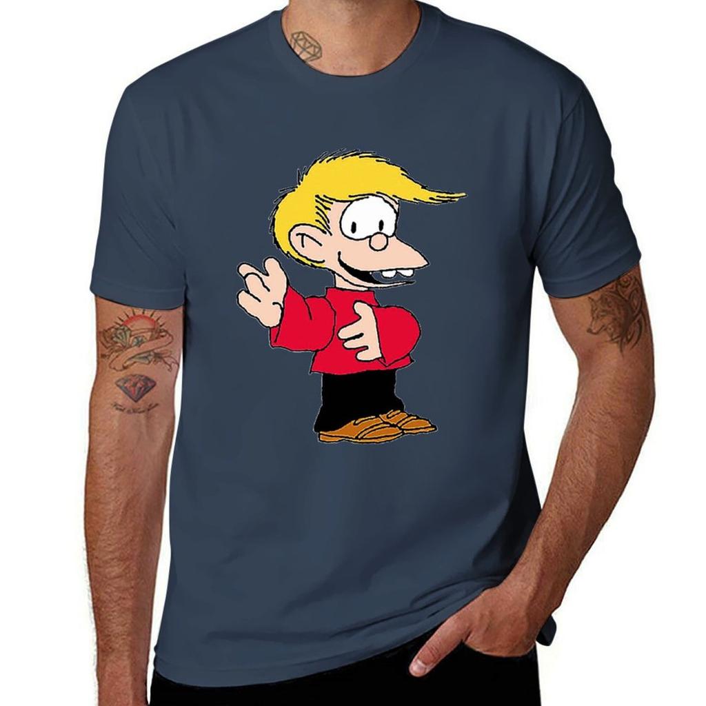 Mafalda ist ein Freund von Felipe T-Shirt Baumwoll-T-Shirt Mann Herren Grafik-T-Shirts T-Shirt