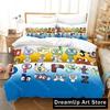 Hete Verkoop 26 Alfabet Lore Beddengoedset Cartoon Anime driedelige set Volwassen Kind Slaapkamer Dekbedovertreksets Verlichting 3D Kawaii