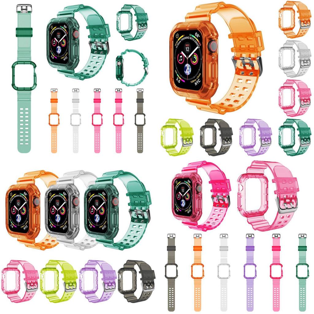 Transparentes Apple Watch Armband Bequem Robust Und Atmungsaktiv