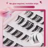 Huiyuan Self-Adhesive Lower False Eyelashes – Cat Elf Style, Glue-Free