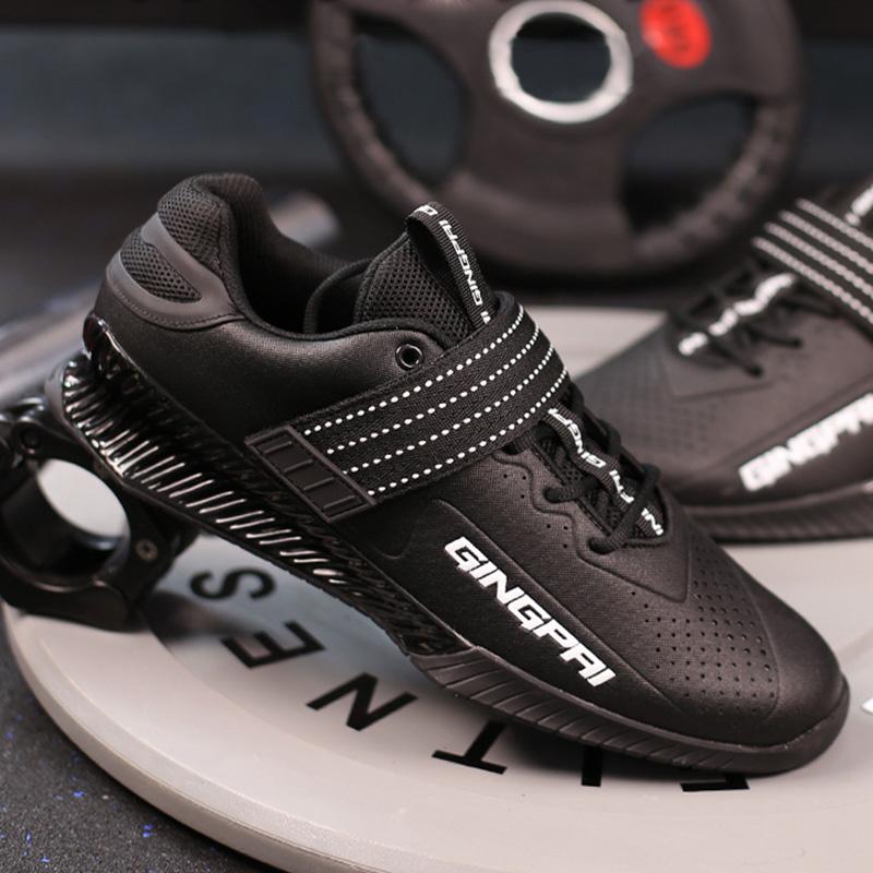 Originale GINGPAI Lifting Megin Powerlifting Schuhe für Männer und Frauen Klettverschluss Gewichtheben & Deadlifting Schuh für Kniebeugen