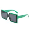 Autumn New Box Sunglasses, European and American Personalized Jelly Color Large Box Sunglasses Women's Sunglasses