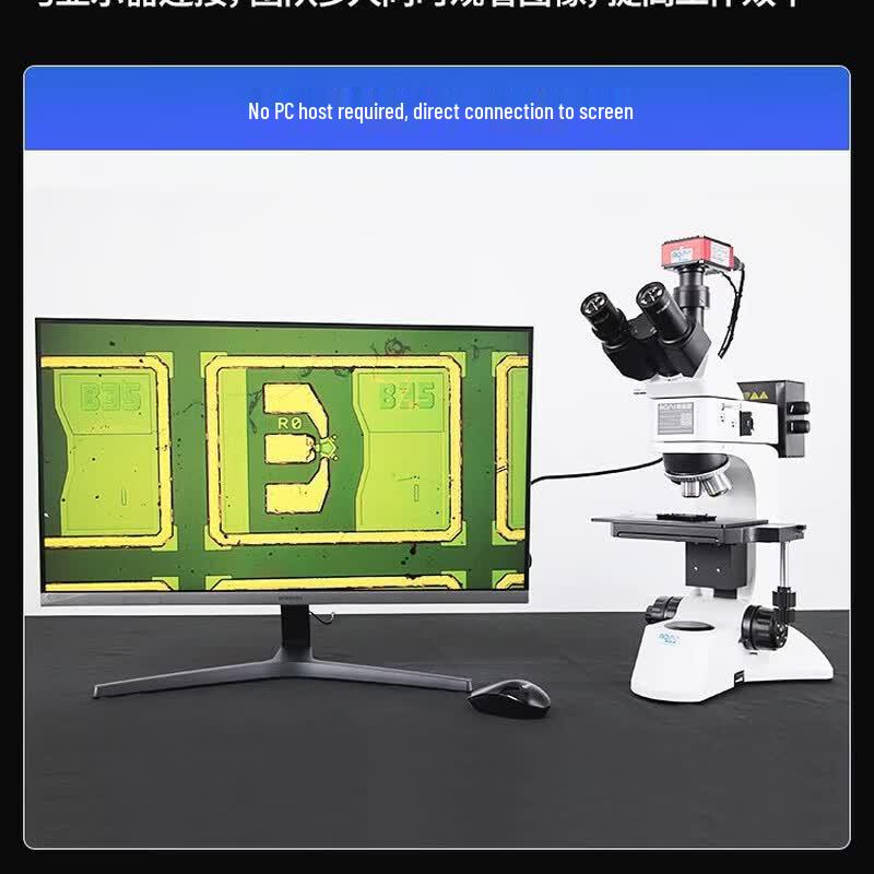 AOSVI Professional Trinocular Metallurgical Microscope