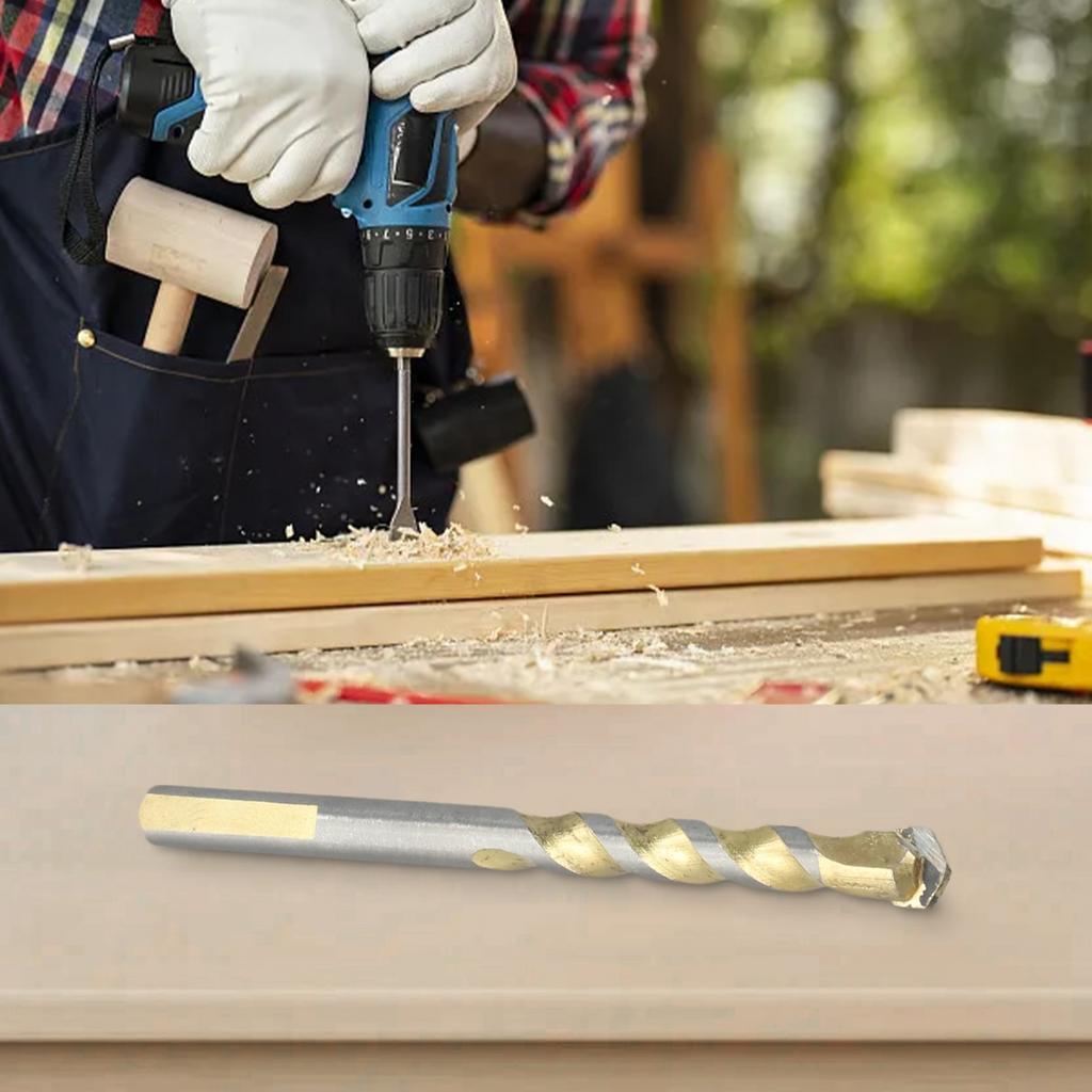 Carbide Tip Drill Bit Multifunctional Tile Wood Metal 1pcs