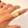 18K Stainless Steel Rings for Women Men Gold Color Never Fade Luxury Classic Rings Wedding Couple Rings Jewelry Free Shipping
