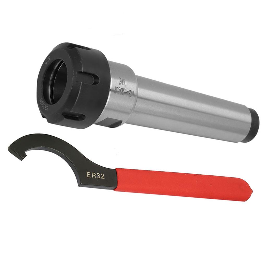 Uhlíková ocel MT4 ER32 M16 Kleštinové sklíčidlo Držák nástrojů CNC frézovací soustruhový nástroj s klíčem