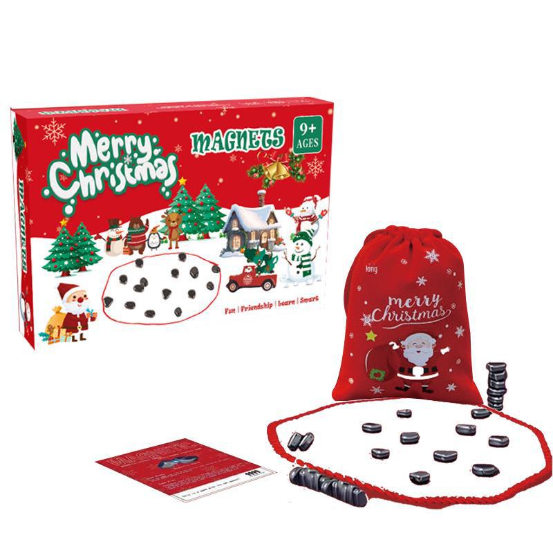 Magnetic Chess Puzzle Gift Box - Holiday Decompression Toy with Battle-Ready Magnetic Effect