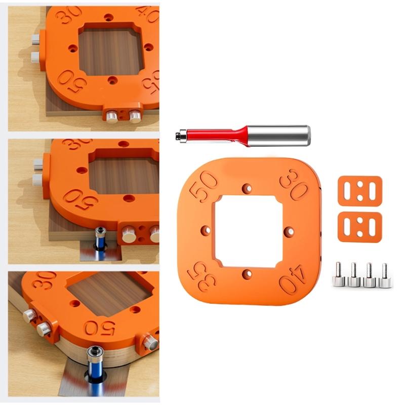 4 In 1 Corner Jigs Mold Woodworking Tool for Easy Use by Professional Hobbyists Alike In Woodcrafting Exact Measurements