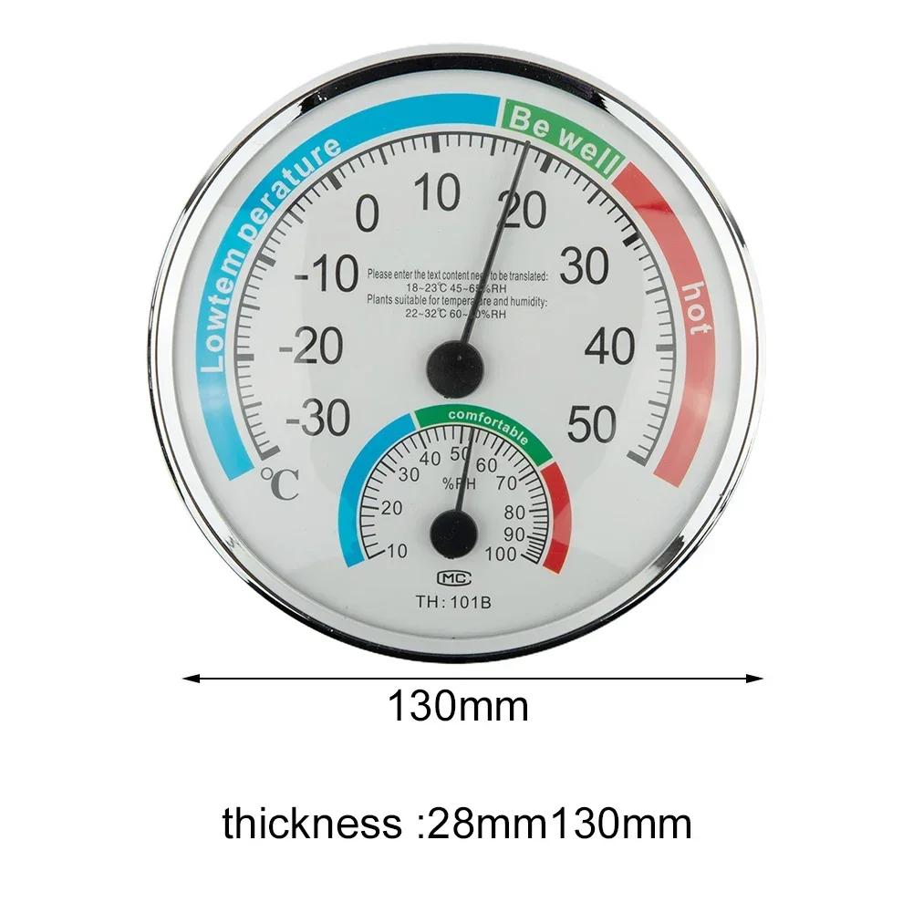 Garden Décor Thermometers Home Office -30-50° 2in1 ABS Fahrenheit/Celsius(℉/℃) Hygrometer Infinite Wall Hanging