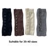 Women Knitted Winter Stocking Leg Warmers Long Socks Boot Cuffs Toppers Legging Pads Knee Brace Pads Knee Warmers Sleeve