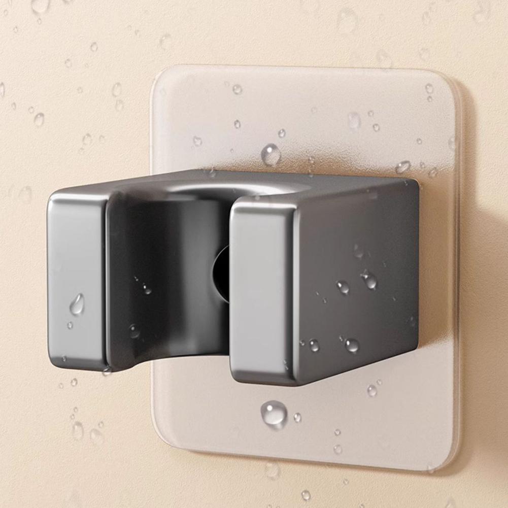 Punch-Free Shower Head Holder Waterproof Adjustable Polished Handheld Suction Strong-Adhesive Shower Bracket Base For Bathroom