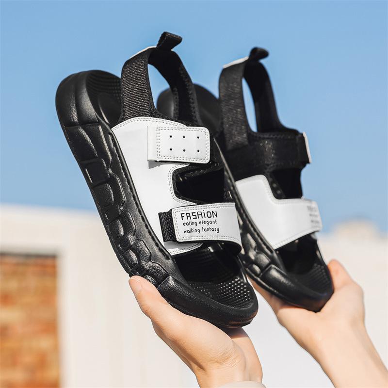 Sandals summer wear casual driving dual-purpose thick-soled wading sports beach slippers