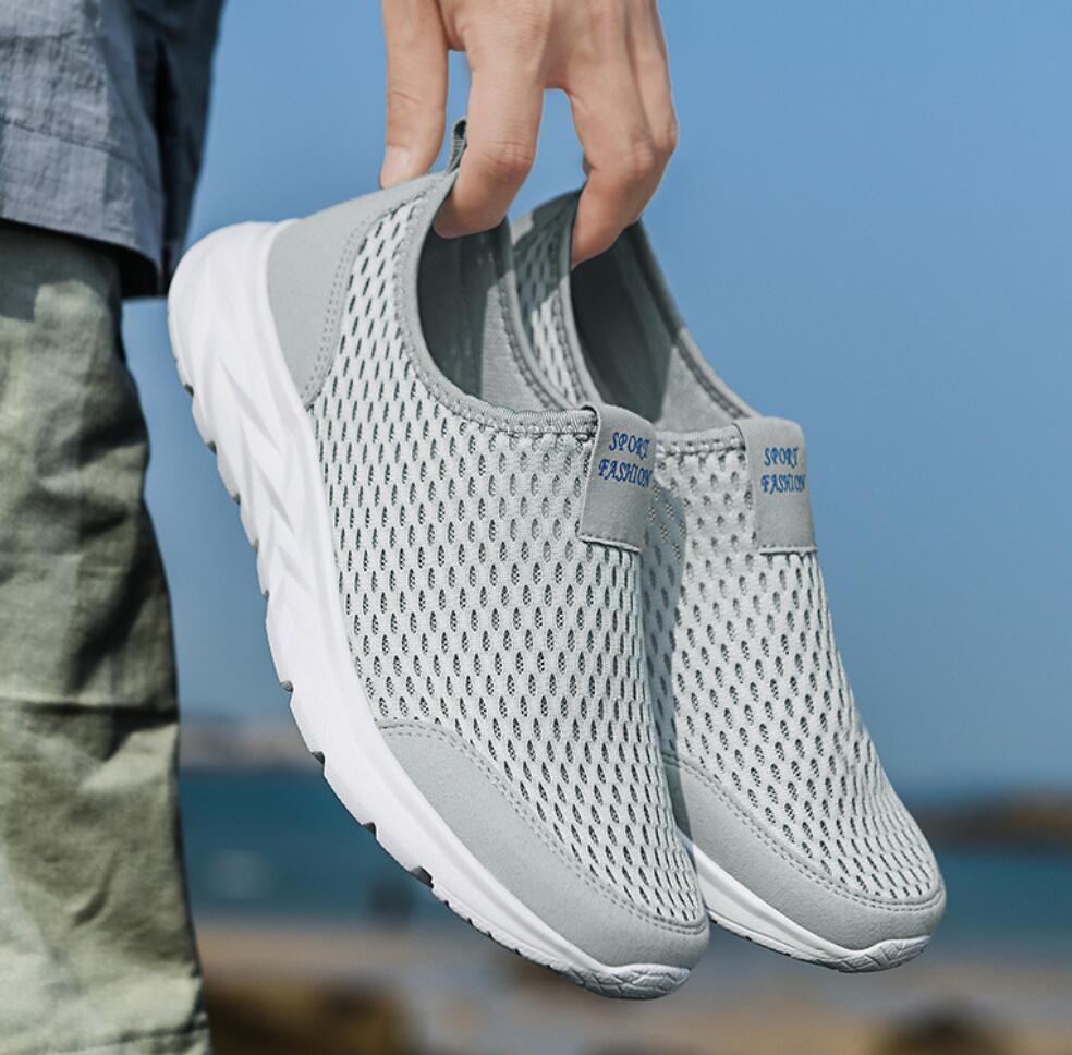 Модные вулканизированные туфли мужские кроссовки дышащая мужская повседневная обувь — фото 3