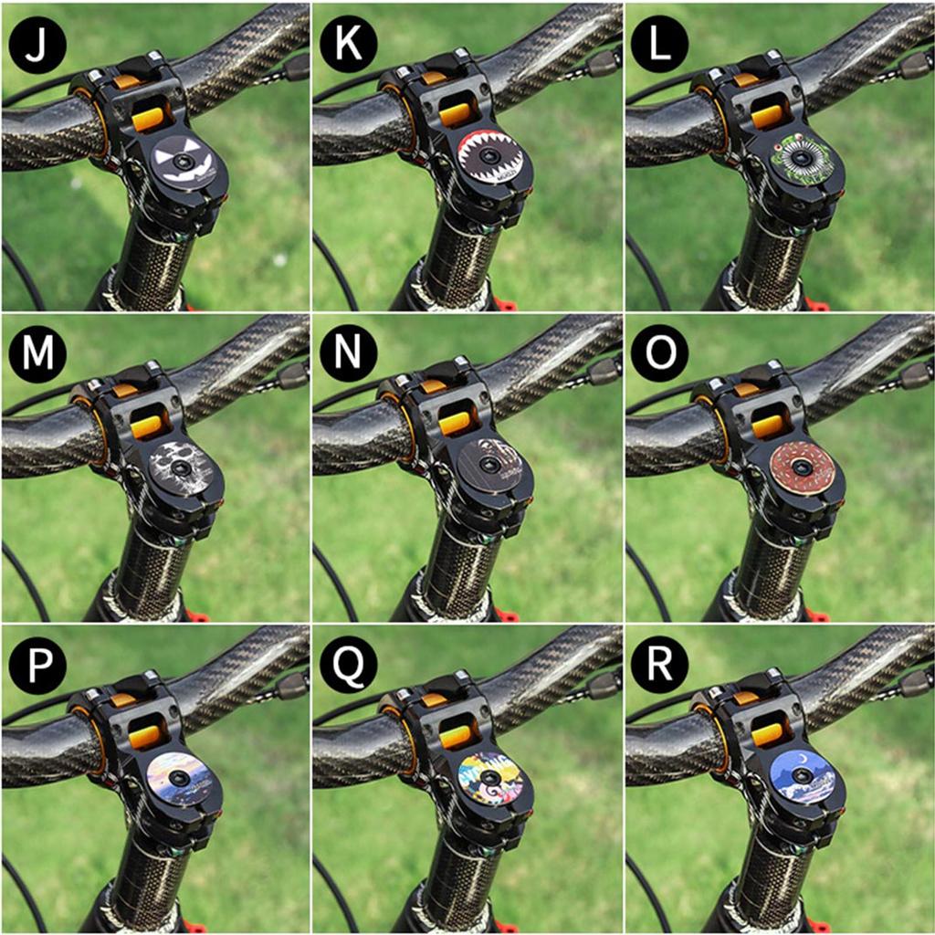 Road Bike Bowl Cover Bicycles Stem Top Cap for 28.6mm Fork Tube Headset Cap Cycling Accessories Road Bike Headset Cover