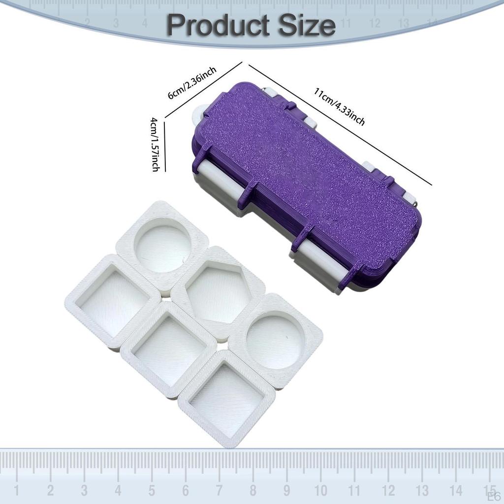 Pool Chalk Holder Billiard Case Practical Portable Compact Multifunctional Storage Box