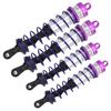 1Celsius8 RC Car Metal Oil Pressure   2pcs Front Shock Damper   2pcs Rear Shock Damper (Red)