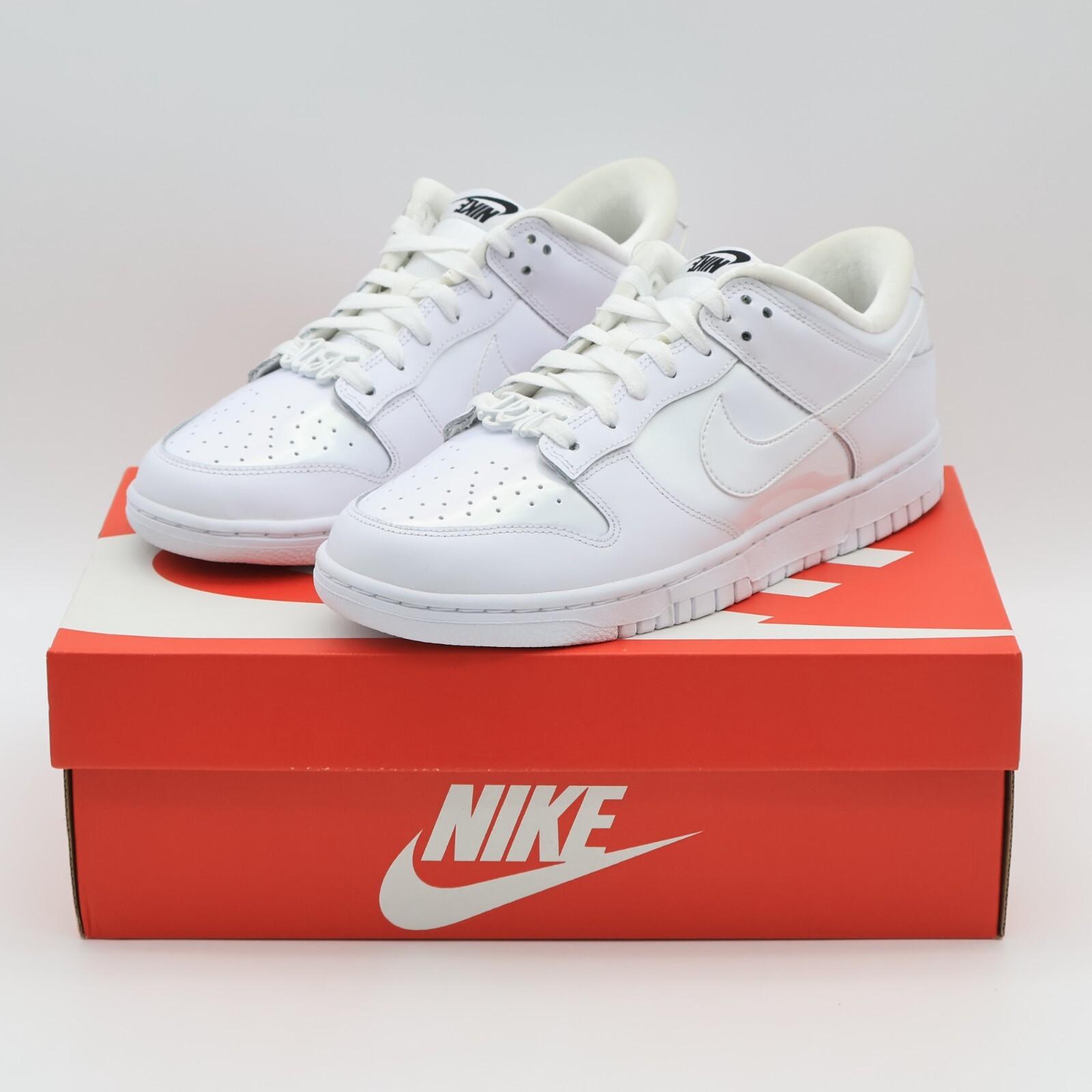 FD8683-100 Nike Dunk Low SE Just Do It White Iridescent (Women s) 11W