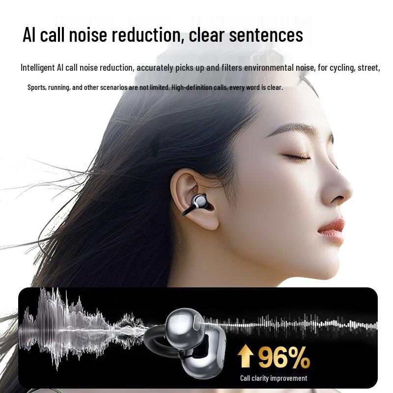 Newman A10 Ear-Clip Open-Ear Bone Conduction Bluetooth Headphones