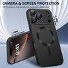 Coque pour iPhone 18 Pro, Silicone Slim Anti-Rayures avec Anneau Magnétique Noir - 2 Verres Trempés