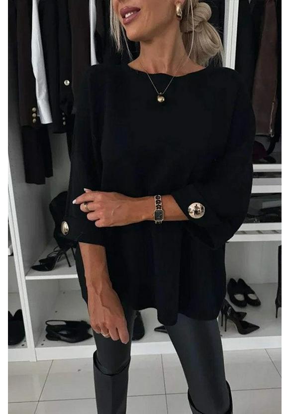 2026 Cross-Border Autumn Women's Casual Round Neck Top