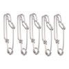 5pcsset Longline Snap Clip Corrosion Resistance Float Line Tuna Clip for Ocean Fishing1.8x60mm