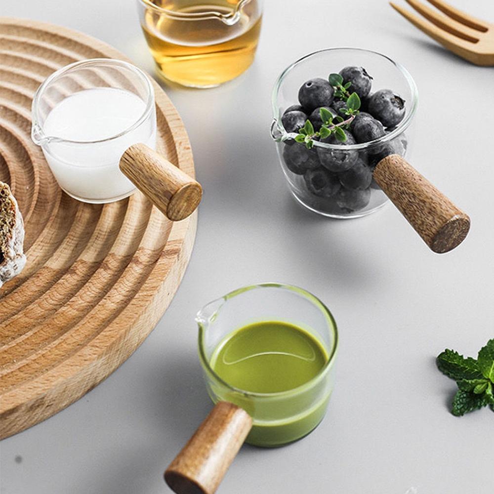 50ml Capacity Coffee Measuring Cup Single Spout Espresso Shot Glass Mini Milk Cup  Coffee Making