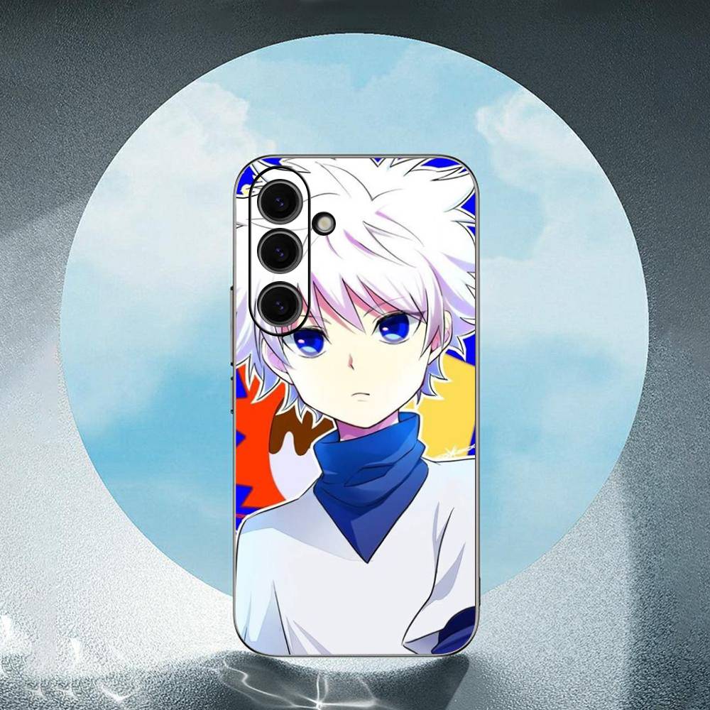 Anime Hunter X Hunter Killua Zaoldyeck For Samsung Galaxy S23 S24 S25 Ultra S22 Plus S21 Black Soft Case Waterproof Soft Case