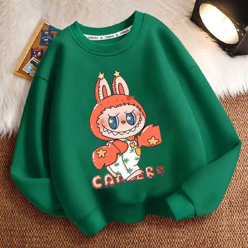 

Children s Cute Hoodies, Round-neck Long-sleeved Casual Hoodies for Boys and Girls in Spring and Autumn 160
