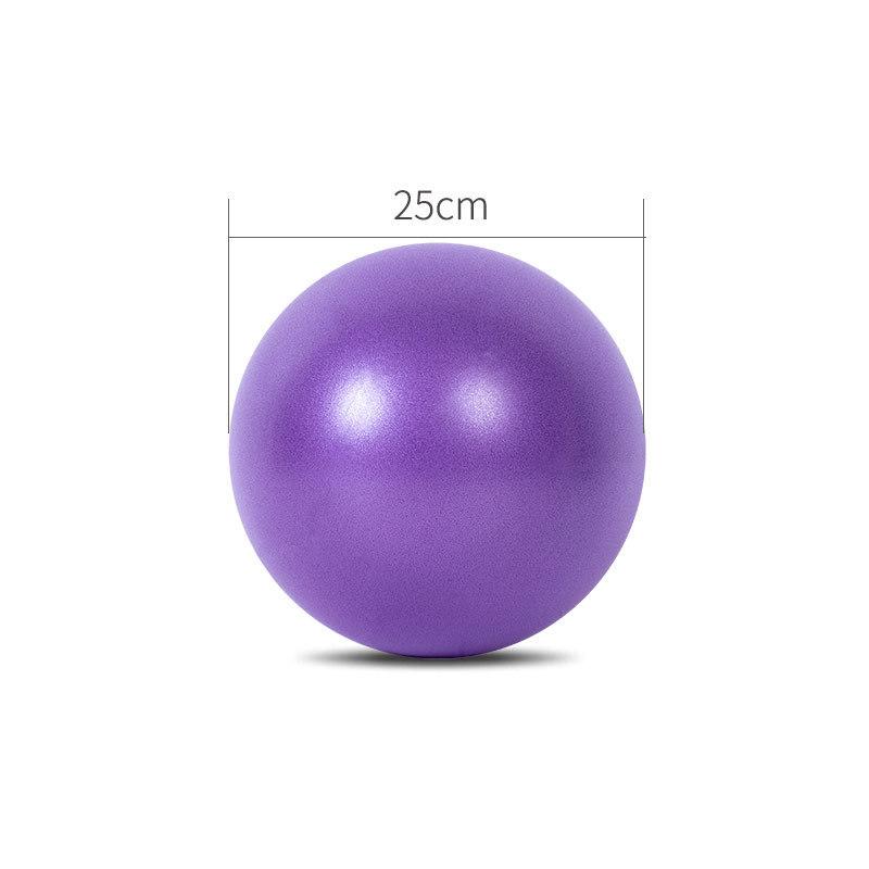 Wheat Straw PVC Mini Pilates Yoga Ball - 25cm Frosted Anti-Burst Balance & Fitness Ball