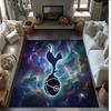 Tapis de zone en flanelle imprimé Tottenham Hotspur Antidérapant Doux Polyester Tapis de sol Tapis de décoration d'intérieur pour Chambre à coucher Salon Canapé