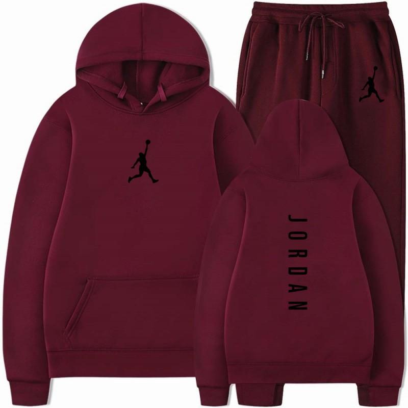 Mens Hoodie Tracksuit Set 2026 Fall Long Sleeve Sportswear Casual Outfit Gym Daily Wear