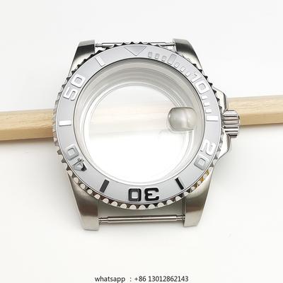 Stainless Steel Case, Suitable for Japanese NH35/36 Movement, Transparent Back cover--40MM