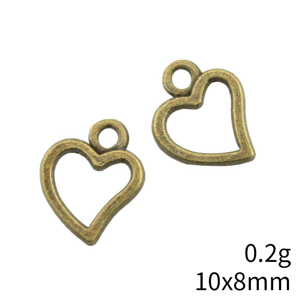 Back To School Charm Bracelet Hollow Peach Heart Charms Pendant Ornaments For Home Male Pendant