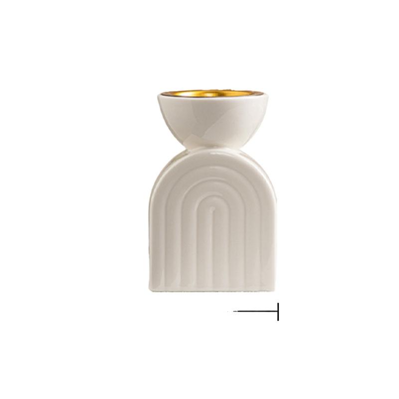 

Modern Simple Black and White Arch Aromatherapy Burner Middle Eastern Arab Festival Handheld Incense Burner Home