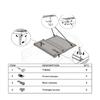 Universal Replacement Parts for Hard Tri-Fold Tonneau Cover Pickup Truck Cargo Cover Fixing Kit