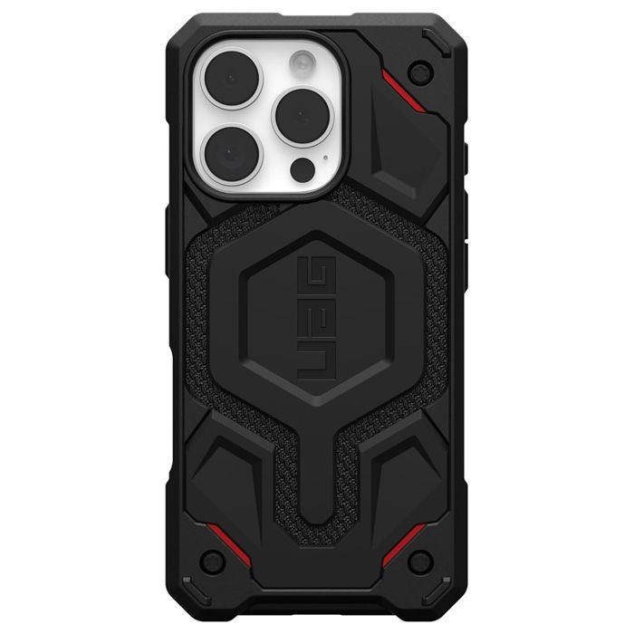 Coque Téléphone - UAG - Monarch Pro MagSafe - Kevlar Noir - Antichoc - Compatible iPhone 16 Pro