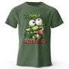 T-shirt 100% Cotone con Stampa di Alligatore Cartone Animato, Morbida & Traspirante Girocollo Manica Corta, Stile Divertente & Bizzarro Unisex