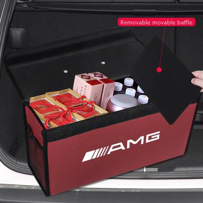 Boîte de rangement pliable pour voiture Boîte de camping pliable Accessoires Cache-moyeu pour Mercedes Benz AMG W214 W205 W204 W206 W213 W212 W2