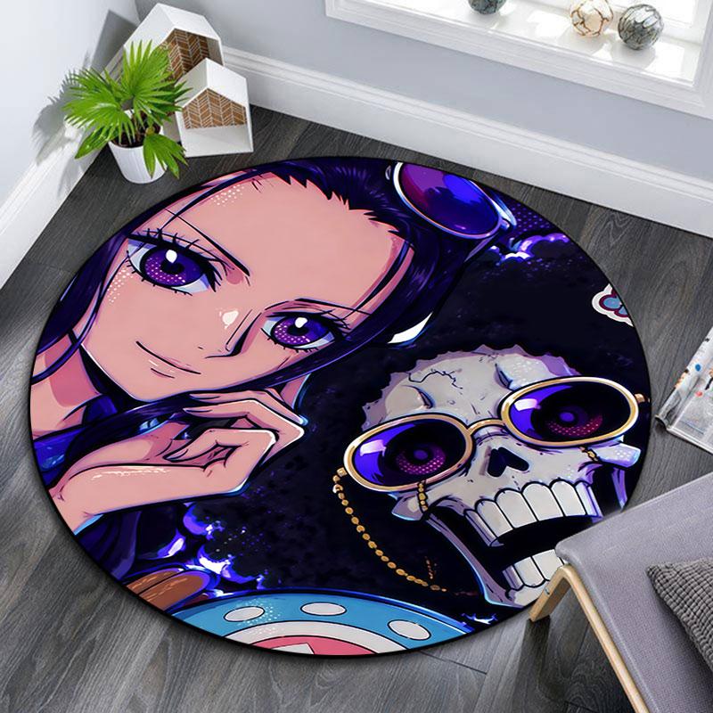 Nico Robin,Round Area Rug,Carpet Rug for Living Room Bedroom Sofa Playroom Decor,Non-slip Floor Mat