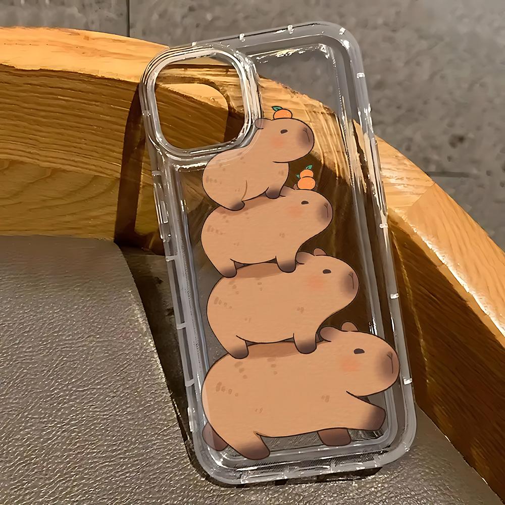 Capybara Cute Cartoon Phone Case for Samsung Galaxy A56 A36 A26 A55 A35 A15 A54 A34 A24 A14 A05 A04 A13 A73 A53 4G 5G Back Cover