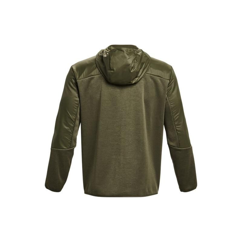 Under Armour Swacket Solid Color Outdoor Sports Hooded Jacket Men Outerwear Green 1382158-390