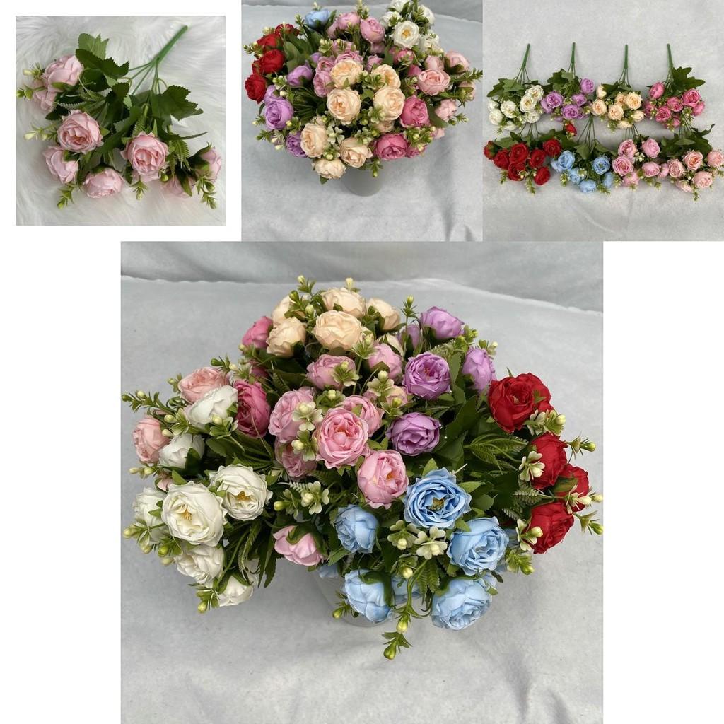 Nordic Peony Artificial Flowers For Festive Home Decor Christmas Party Gift Idea