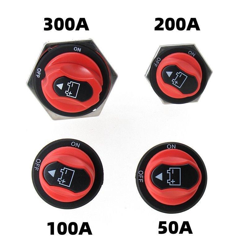 Car & Motorcycle Battery Disconnect Switch Knob - High Current Power Anti-Leakage Modification Accessory