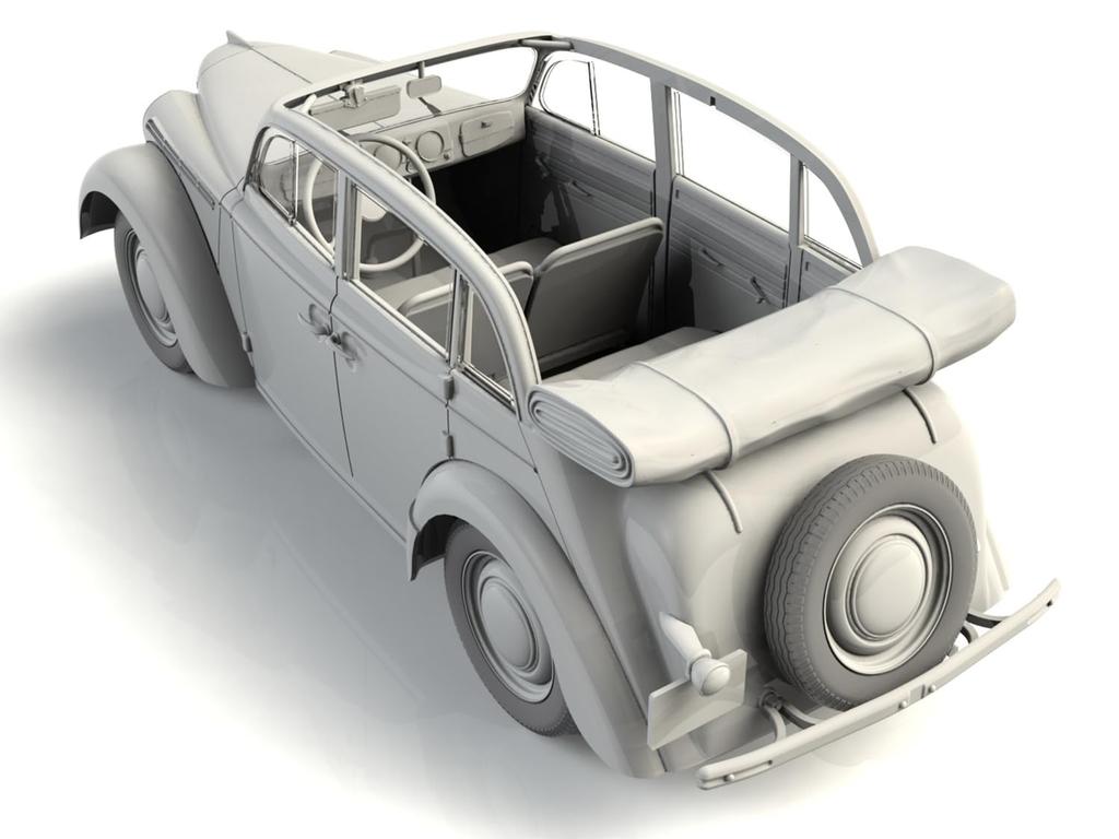 ICM Soviet Moskvitch Plastic Model Kit 35484 1/35 401-420A